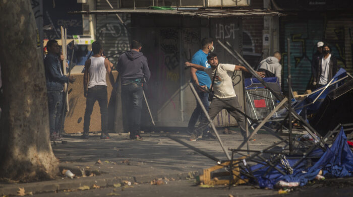 Heridos de bala y detenidos en el Día del Trabajo en Chile￼