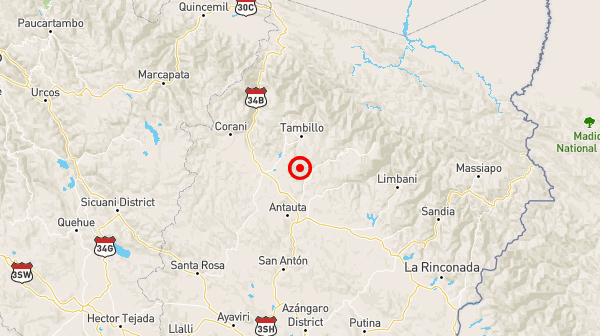 Sismo registrado en Perú se sintió en varias zonas de Ecuador