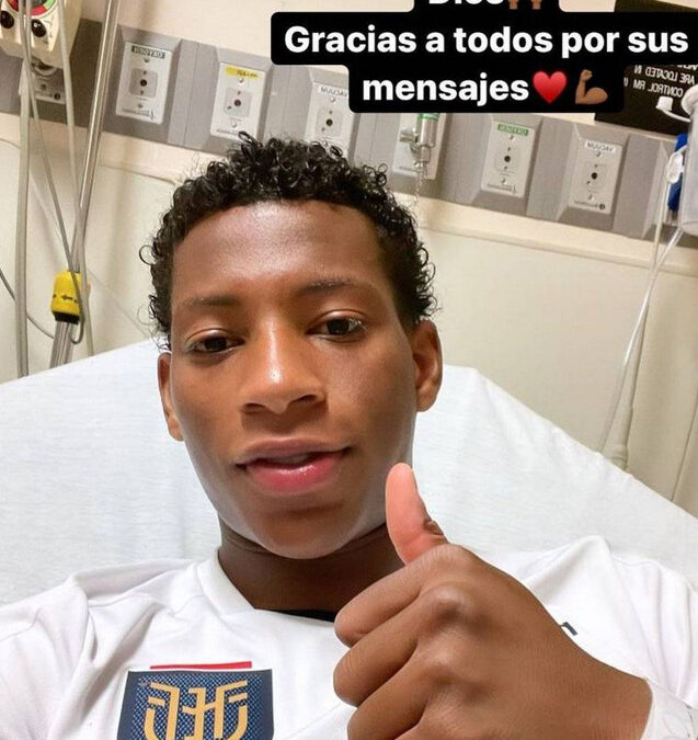 Un susto, de los Ecuatorianos tras la lesion de Gonzalo Plata, que   sufrió un esguince en el tobillo durante amistoso de Ecuador vs. Cabo Verde