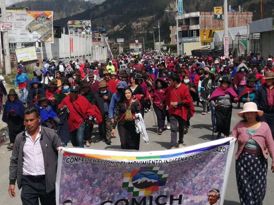 Movimiento indígena reporta 40 heridos en manifestaciones registradas en Chimborazo