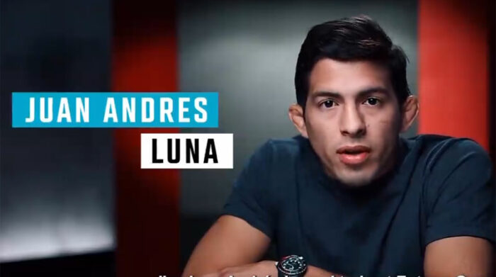 Ecuatoriano Andrés Luna pelea en el Contender Series por un lugar en UFC