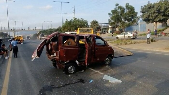 Incrementa el indice de accidentes en las vias de Guayaquil