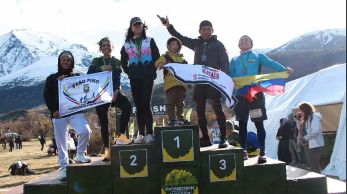 Tres ecuatorianos se suben al podio en la Patagonian International Marathon