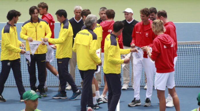 Suiza gana el primer punto ante Ecuador en la Copa Davis en Salinas