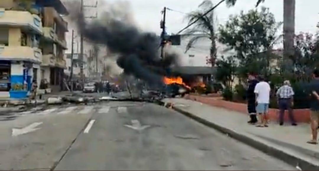 Caída de avioneta en la 4.ª etapa de la Alborada, en Guayaquil