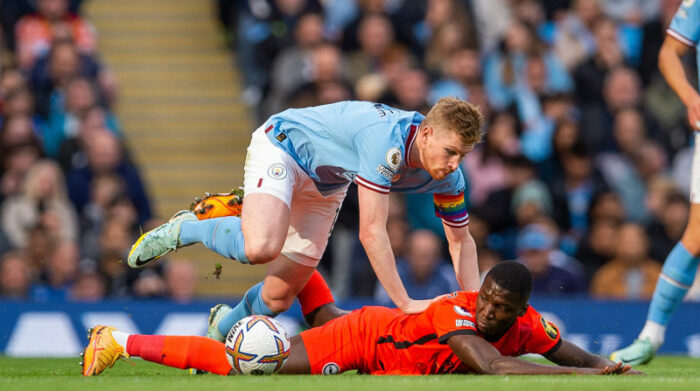 El Brighton, con Moisés Caicedo, pierde con Manchester City