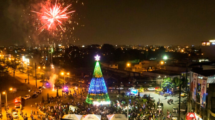 La Navidad ilumina al centro de Santo Domingo