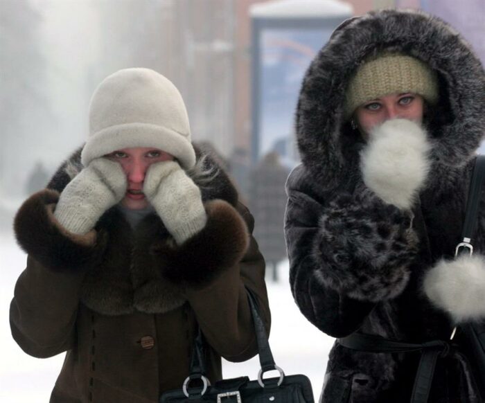 Rusia registrará temperaturas extremas bajo cero