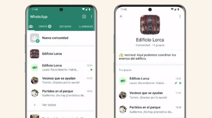 WhatsApp añade reacciones en los grupos de anuncios de las Comunidades