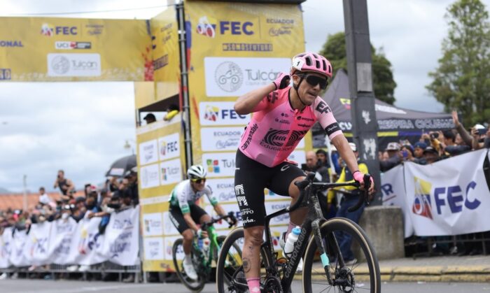 Richard Carapaz, en una votación contra los mejores ciclistas del mundo