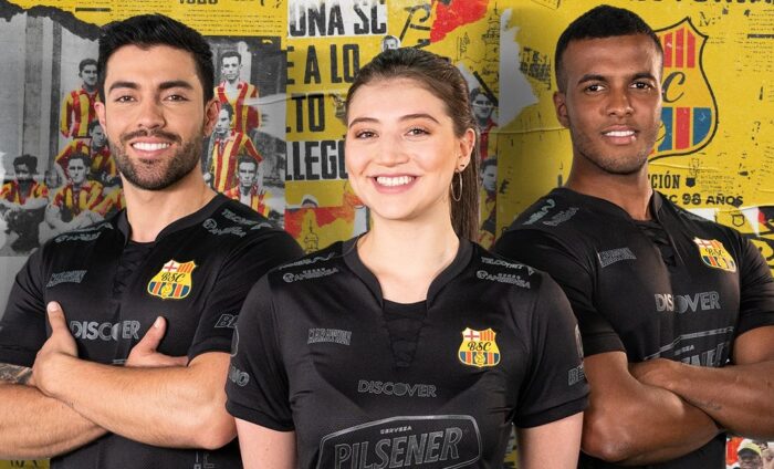 Barcelona SC presentó una camiseta para conmemorar sus 98 años