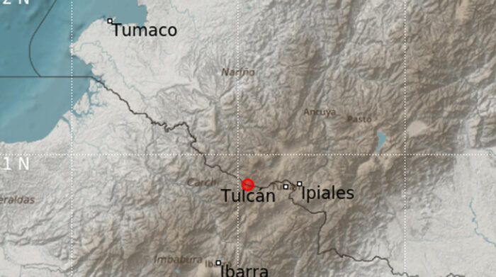 Sismo de 3.1 se registra al norte de Tulcán, en Cumbal, frontera con Colombia