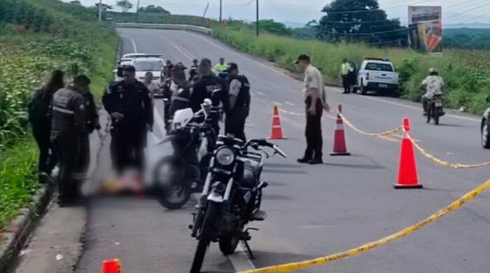 Policía abate a supuesto ladrón y hiere a su cómplice, en Manabí