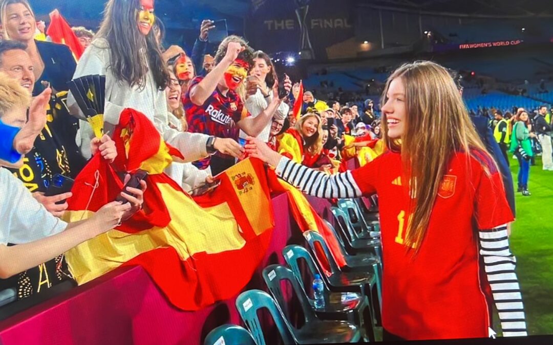 La infanta Sofía decidió que su sueño para el futuro es convertirse en una jugadora de fútbol profesional