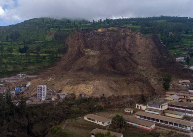 Ecuador: 17 cantones tienen más del 90 % de probabilidad de sufrir deslizamientos de tierra en el fenómeno de El Niño