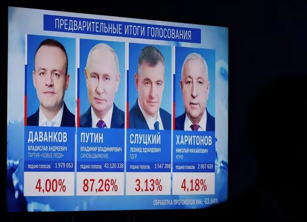 Putin se proclama ganador, con el 87% de los votos y advierte que “nadie podrá con Rusia”