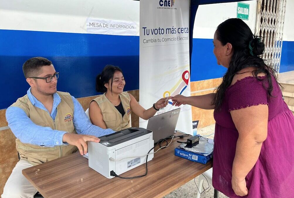 CNE recibió 263.383 solicitudes de cambio de domicilio para las elecciones 2025