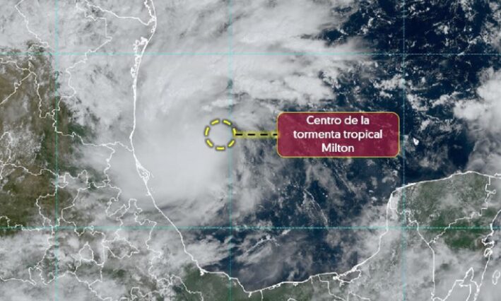 Tormenta tropical Milton se intensificará rápidamente y podría convertirse en un huracán categoría 3, según NHC