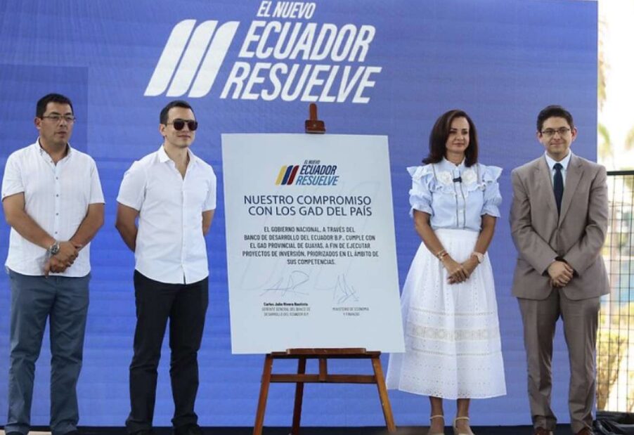 Gobierno Nacional transfiere USD 7 millones para obras prioritarias en Guayas