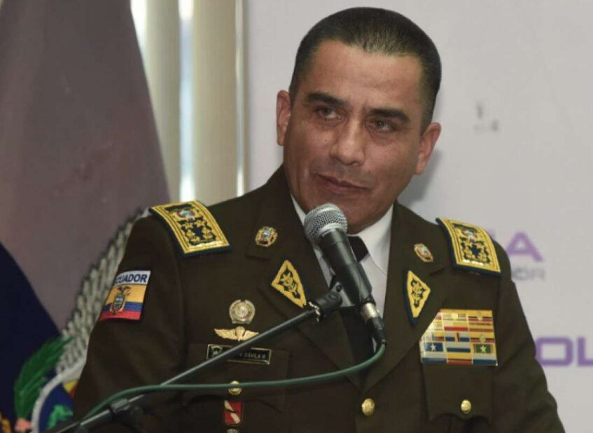 Pablo Dávila fue designado nuevo comandante de la Policía Nacional