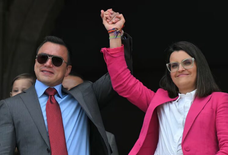 Así será la posesión del presidente Daniel Noboa y de la vicepresidenta María José Pinto