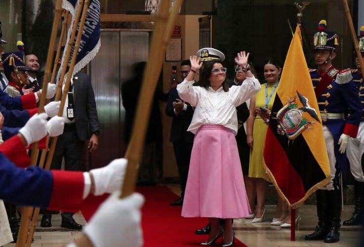María José Pinto asumió sus funciones en la Vicepresidencia