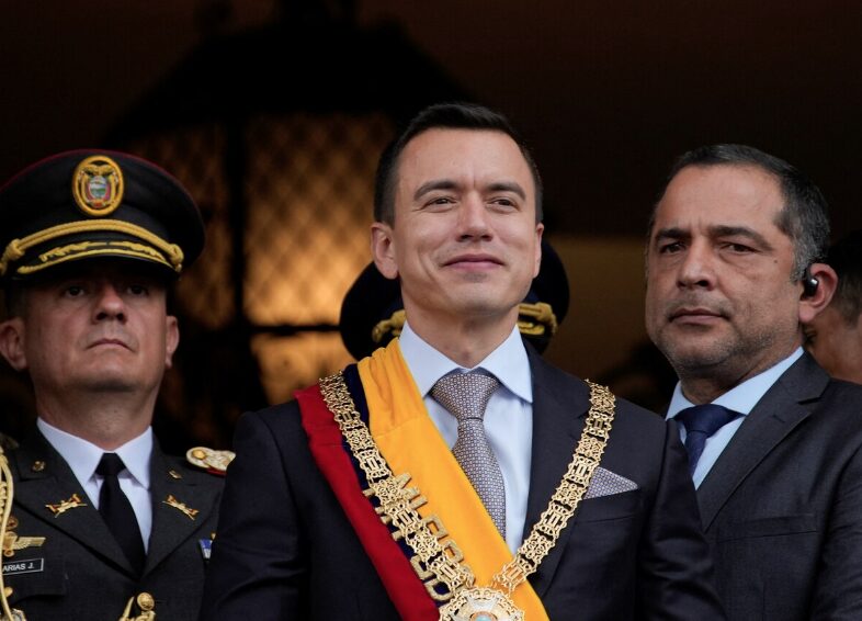 Quedó conformado el Gabinete del presidente Daniel Noboa