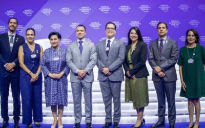 El presidente Daniel Noboa expuso los pilares de desarrollo de Ecuador durante foro internacional en China