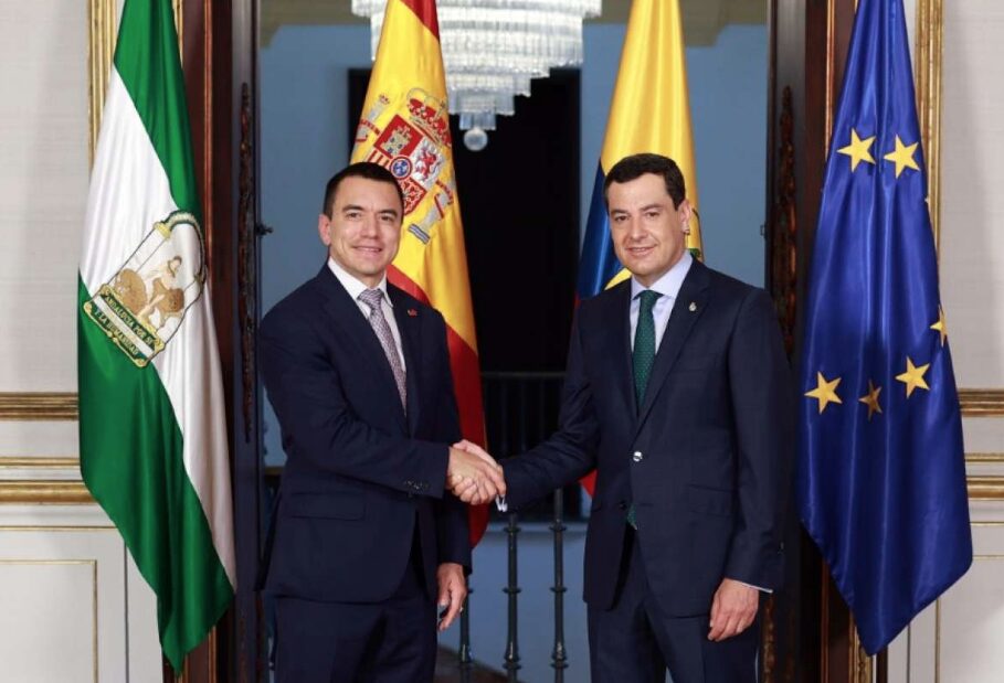 Presidente Noboa refuerza lazos con Andalucía en visita oficial a España