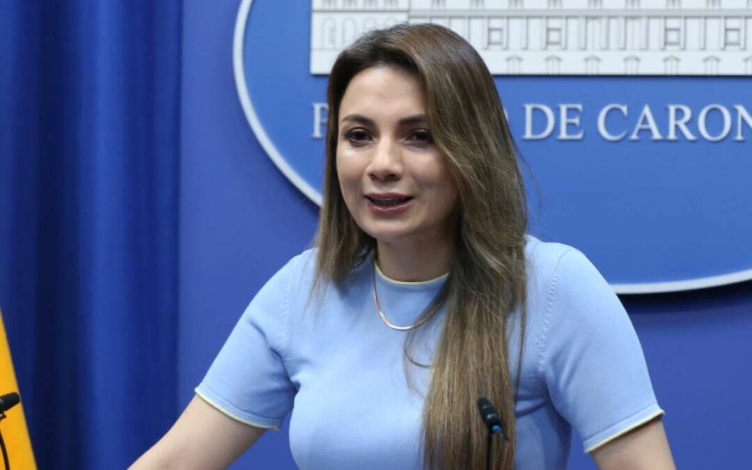 Carolina Jaramillo presenta los resultados de la Gira Internacional del presidente Daniel Noboa