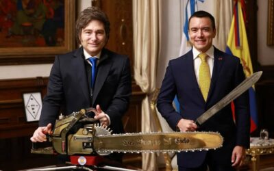 Daniel Noboa y Javier Milei se reunieron en Argentina