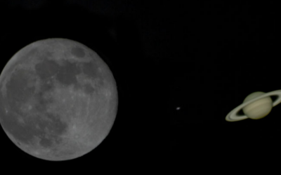 La Luna y Saturno ofrecerán un espectáculo nocturno visible en Ecuador