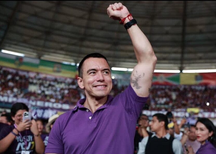 Daniel Noboa fue oficializado como presidente del movimiento ADN
