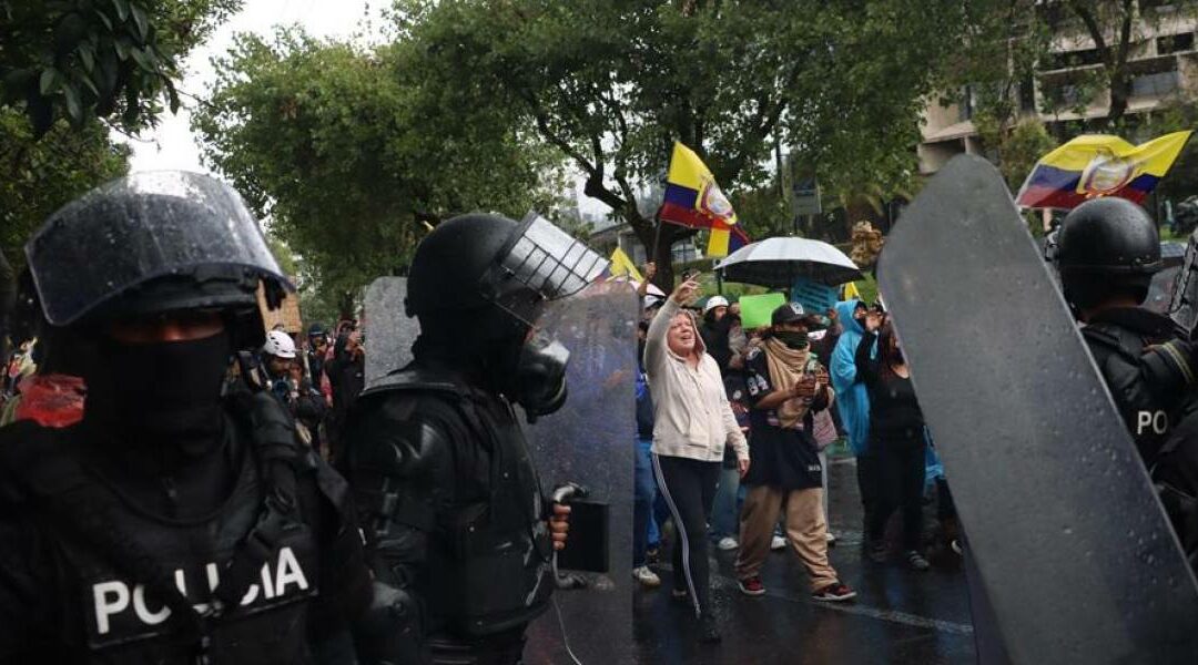 118 personas detenidas deja el paro nacional en Ecuador