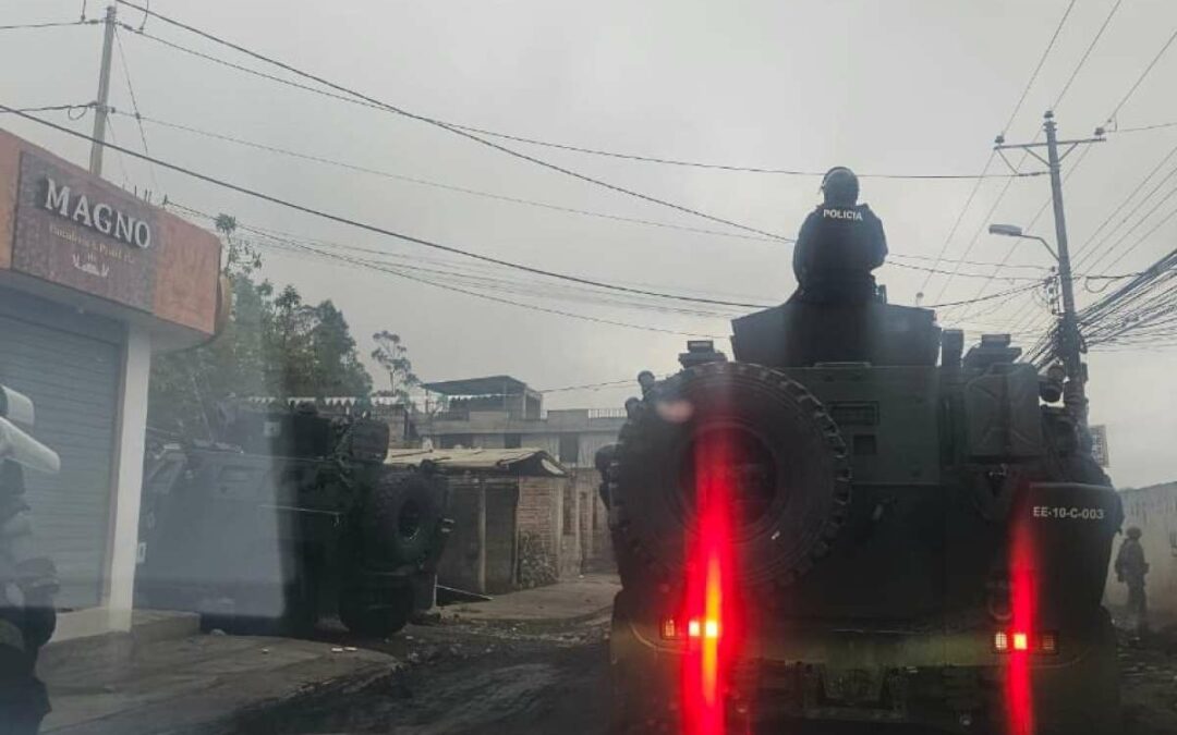 Convoy humanitario hacia Imbabura fue atacado en medio del paro nacional