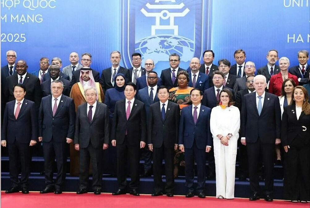 Vicepresidenta María José Pinto representa al país en la Convención de la ONU contra el Ciberdelito en Vietnam