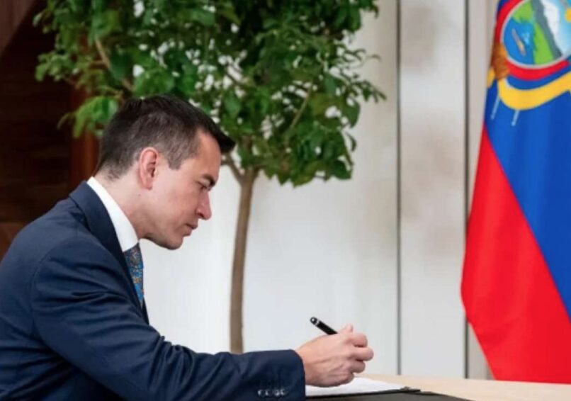 Presidente Noboa propone quitar al CPCCS la facultad de designar autoridades