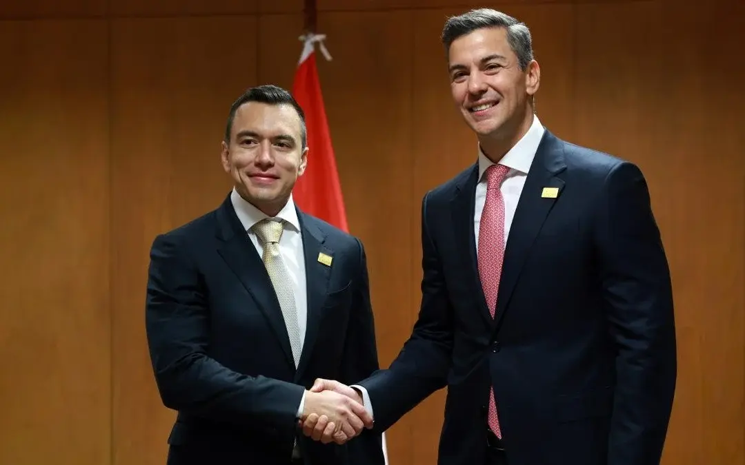 Ecuador y Paraguay preparan visita de Santiago Peña a Quito