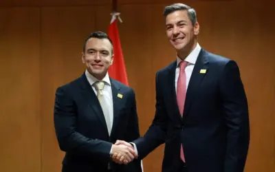 Ecuador y Paraguay preparan visita de Santiago Peña a Quito