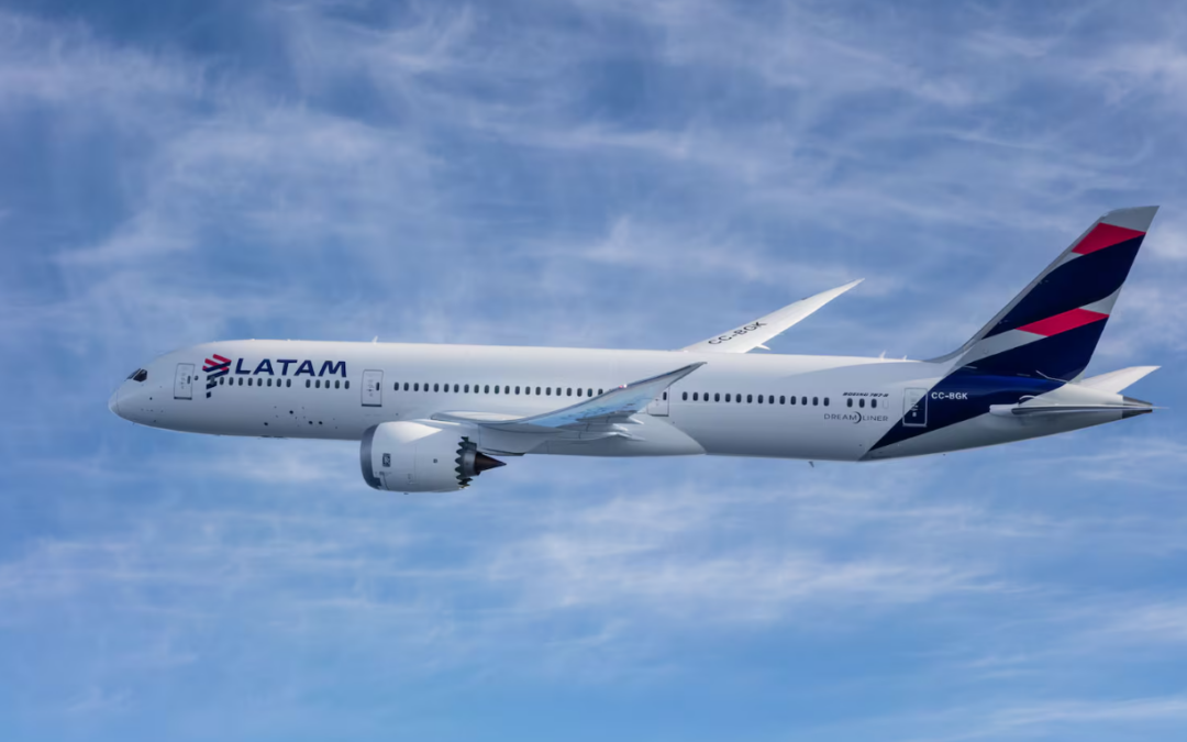 Operaciones domésticas de filiales de Latam Airlines Group, entre ellas la de Ecuador, crecieron un 5,3 %