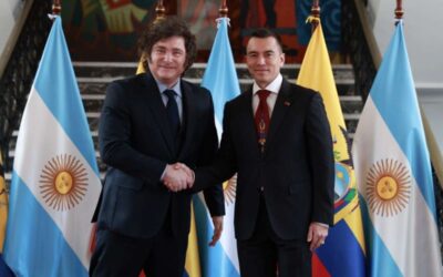 Noboa y Milei sellan seis acuerdos para fortalecer la relación bilateral